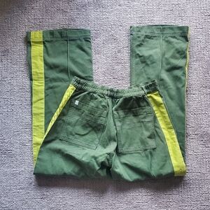 BBP Western pants with green stripe in L